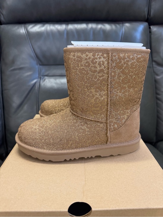 UGG Other - UGG Kids Classic II Glitter Leopard Boot